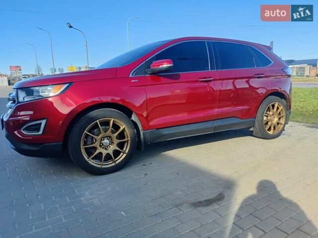 Красный Форд Эдж, объемом двигателя 3.5 л и пробегом 140 тыс. км за 18000 $, фото 43 на Automoto.ua