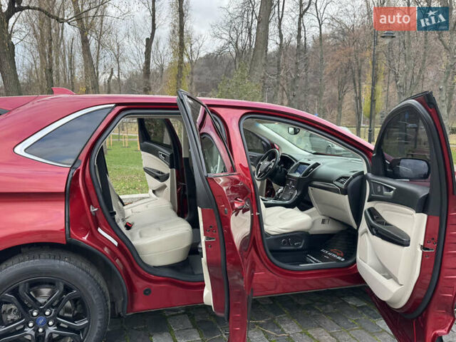 Красный Форд Эдж, объемом двигателя 2 л и пробегом 186 тыс. км за 14333 $, фото 24 на Automoto.ua