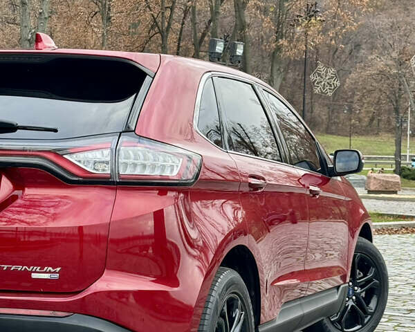 Красный Форд Эдж, объемом двигателя 2 л и пробегом 186 тыс. км за 14333 $, фото 75 на Automoto.ua