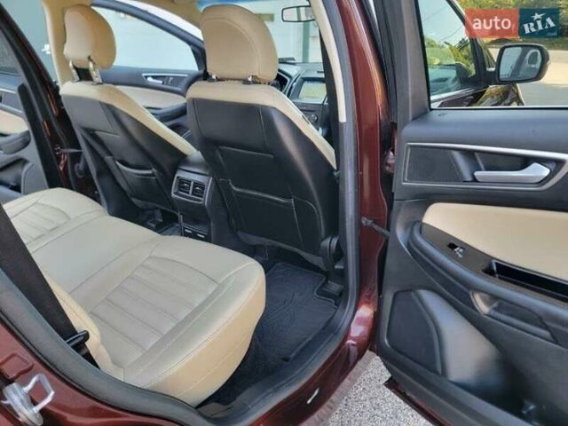 Красный Форд Эдж, объемом двигателя 2 л и пробегом 96 тыс. км за 3000 $, фото 16 на Automoto.ua