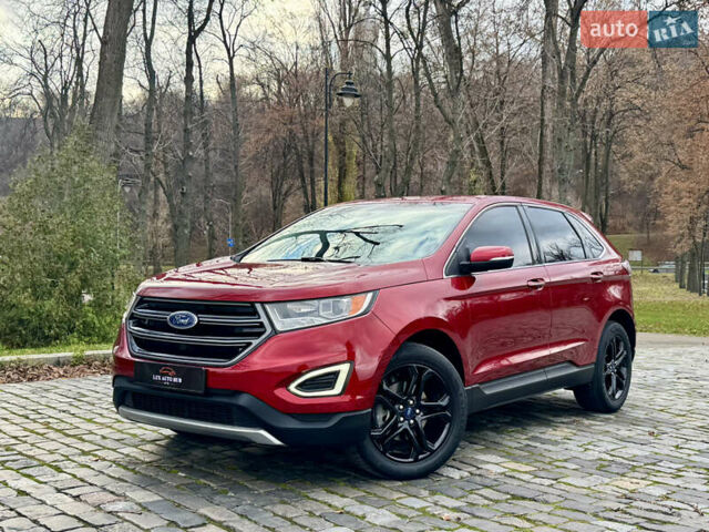 Красный Форд Эдж, объемом двигателя 2 л и пробегом 186 тыс. км за 14333 $, фото 18 на Automoto.ua