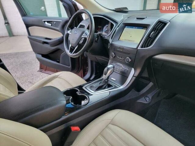 Красный Форд Эдж, объемом двигателя 2 л и пробегом 96 тыс. км за 3000 $, фото 14 на Automoto.ua