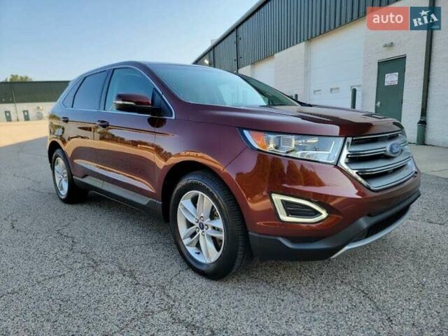 Красный Форд Эдж, объемом двигателя 2 л и пробегом 96 тыс. км за 3000 $, фото 2 на Automoto.ua