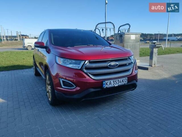 Красный Форд Эдж, объемом двигателя 3.5 л и пробегом 140 тыс. км за 18000 $, фото 19 на Automoto.ua