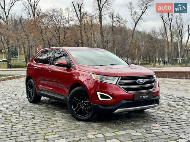 Красный Форд Эдж, объемом двигателя 2 л и пробегом 186 тыс. км за 14333 $, фото 17 на Automoto.ua