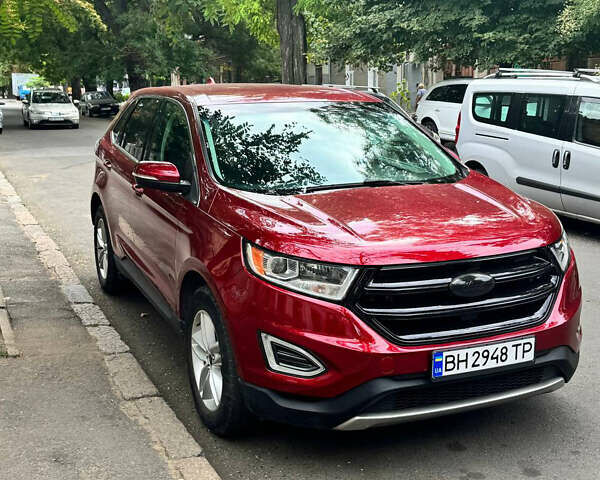 Красный Форд Эдж, объемом двигателя 2 л и пробегом 198 тыс. км за 16000 $, фото 2 на Automoto.ua