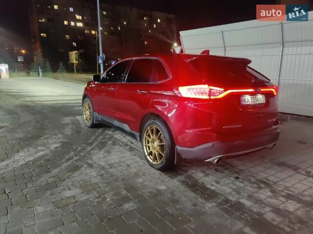 Красный Форд Эдж, объемом двигателя 3.5 л и пробегом 140 тыс. км за 18000 $, фото 4 на Automoto.ua