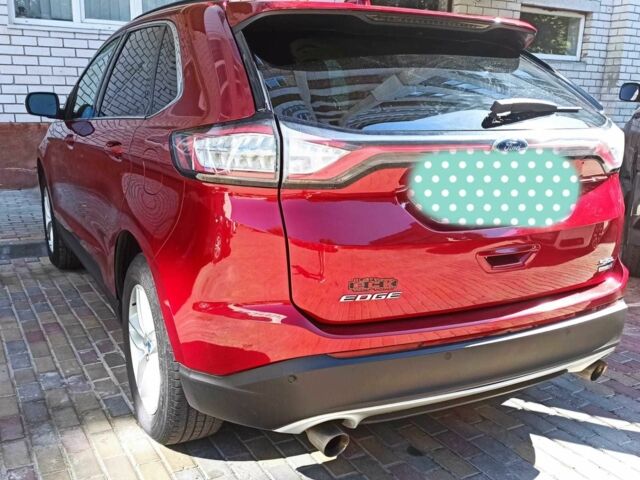 Красный Форд Эдж, объемом двигателя 2 л и пробегом 217 тыс. км за 17500 $, фото 2 на Automoto.ua