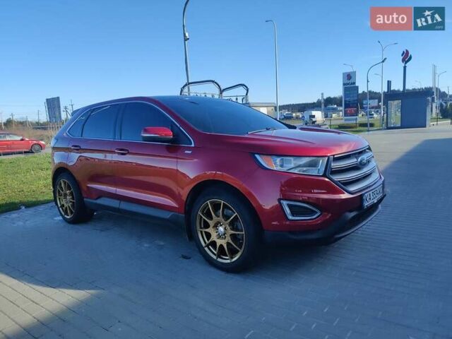 Красный Форд Эдж, объемом двигателя 3.5 л и пробегом 140 тыс. км за 18000 $, фото 23 на Automoto.ua