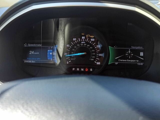 Красный Форд Эдж, объемом двигателя 2 л и пробегом 217 тыс. км за 17500 $, фото 1 на Automoto.ua