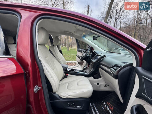 Красный Форд Эдж, объемом двигателя 2 л и пробегом 186 тыс. км за 14333 $, фото 40 на Automoto.ua