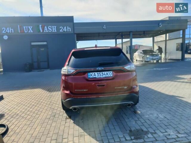 Красный Форд Эдж, объемом двигателя 3.5 л и пробегом 140 тыс. км за 18000 $, фото 35 на Automoto.ua