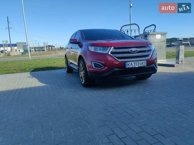 Красный Форд Эдж, объемом двигателя 3.5 л и пробегом 140 тыс. км за 18000 $, фото 38 на Automoto.ua
