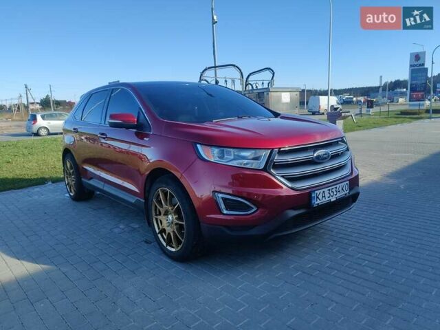 Красный Форд Эдж, объемом двигателя 3.5 л и пробегом 140 тыс. км за 18000 $, фото 21 на Automoto.ua