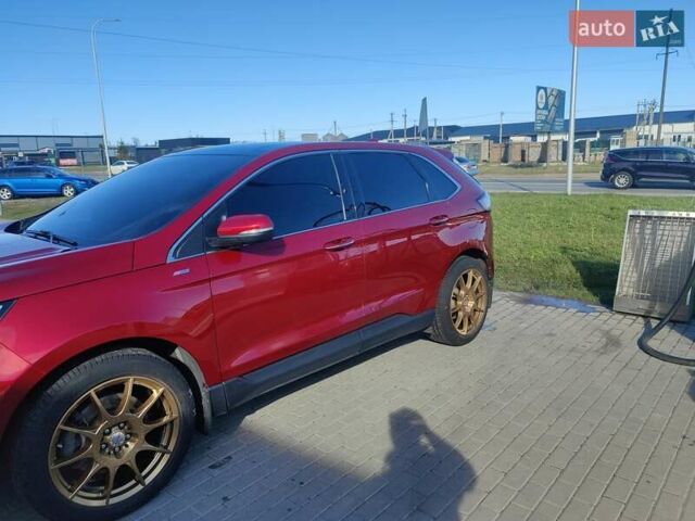 Красный Форд Эдж, объемом двигателя 3.5 л и пробегом 140 тыс. км за 18000 $, фото 8 на Automoto.ua