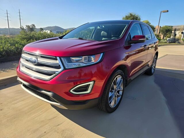 Красный Форд Эдж, объемом двигателя 2 л и пробегом 76 тыс. км за 11000 $, фото 2 на Automoto.ua