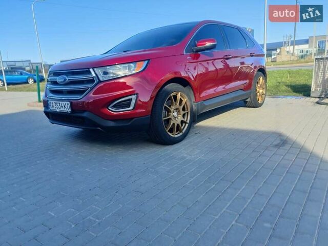 Красный Форд Эдж, объемом двигателя 3.5 л и пробегом 140 тыс. км за 18000 $, фото 42 на Automoto.ua