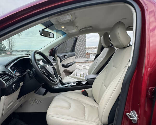 Красный Форд Эдж, объемом двигателя 2 л и пробегом 186 тыс. км за 14333 $, фото 29 на Automoto.ua