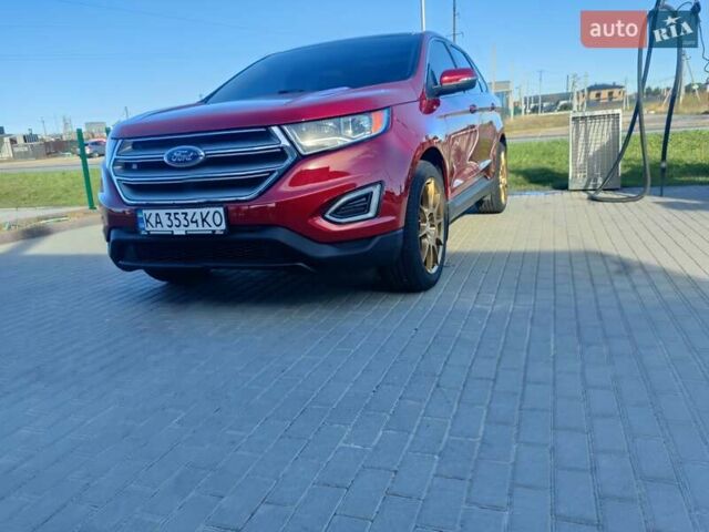 Красный Форд Эдж, объемом двигателя 3.5 л и пробегом 140 тыс. км за 18000 $, фото 36 на Automoto.ua