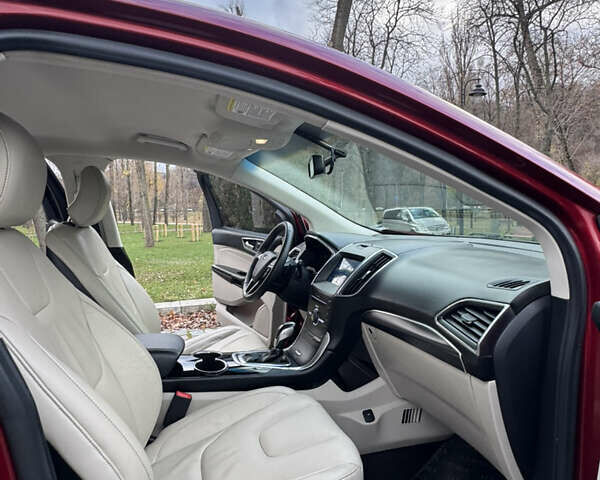 Красный Форд Эдж, объемом двигателя 2 л и пробегом 186 тыс. км за 14333 $, фото 41 на Automoto.ua