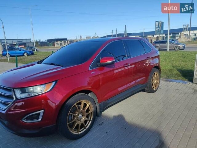 Красный Форд Эдж, объемом двигателя 3.5 л и пробегом 140 тыс. км за 18000 $, фото 7 на Automoto.ua