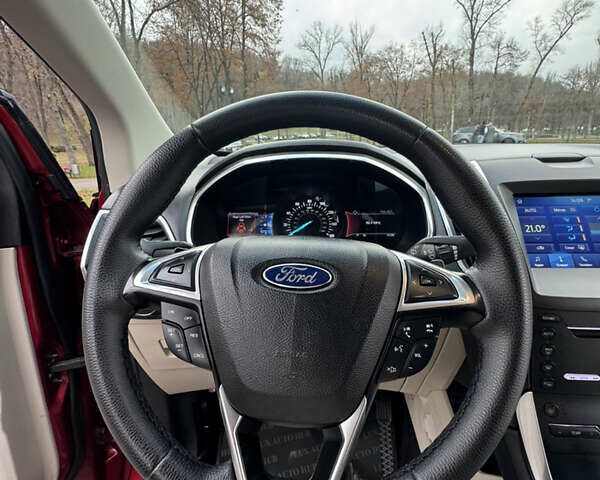 Красный Форд Эдж, объемом двигателя 2 л и пробегом 186 тыс. км за 14333 $, фото 31 на Automoto.ua