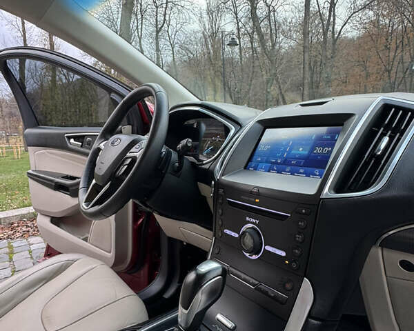 Красный Форд Эдж, объемом двигателя 2 л и пробегом 186 тыс. км за 14333 $, фото 38 на Automoto.ua