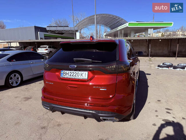 Красный Форд Эдж, объемом двигателя 2.7 л и пробегом 124 тыс. км за 15700 $, фото 6 на Automoto.ua