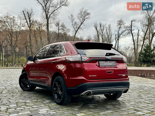 Красный Форд Эдж, объемом двигателя 2 л и пробегом 186 тыс. км за 14333 $, фото 10 на Automoto.ua