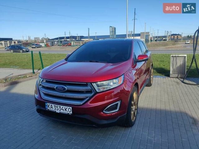 Красный Форд Эдж, объемом двигателя 3.5 л и пробегом 140 тыс. км за 18000 $, фото 14 на Automoto.ua
