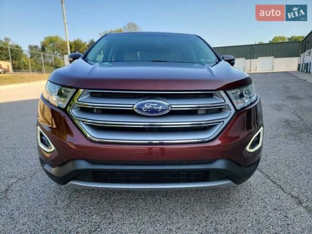 Красный Форд Эдж, объемом двигателя 2 л и пробегом 96 тыс. км за 3000 $, фото 1 на Automoto.ua