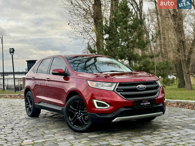 Красный Форд Эдж, объемом двигателя 2 л и пробегом 186 тыс. км за 14333 $, фото 11 на Automoto.ua