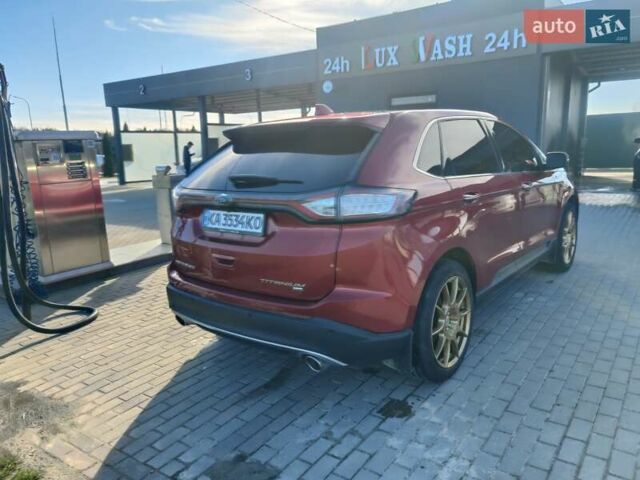 Красный Форд Эдж, объемом двигателя 3.5 л и пробегом 140 тыс. км за 18000 $, фото 32 на Automoto.ua