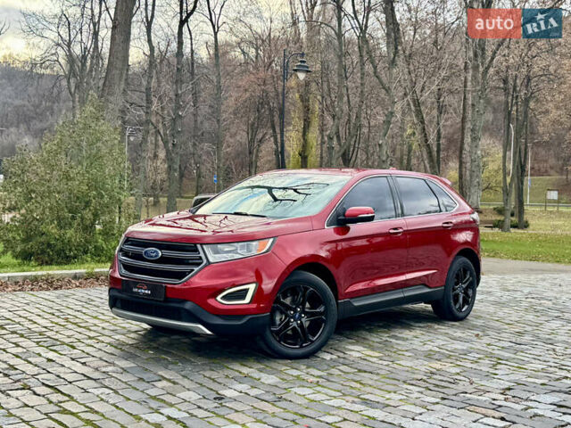 Красный Форд Эдж, объемом двигателя 2 л и пробегом 186 тыс. км за 14333 $, фото 20 на Automoto.ua