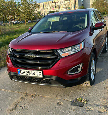 Красный Форд Эдж, объемом двигателя 2 л и пробегом 198 тыс. км за 16000 $, фото 4 на Automoto.ua