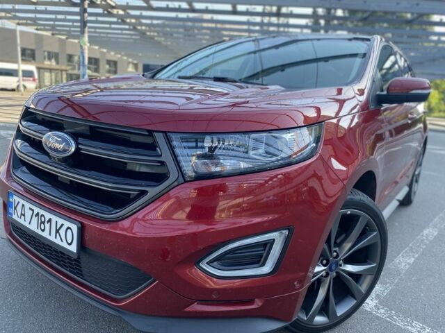 Красный Форд Эдж, объемом двигателя 2.7 л и пробегом 210 тыс. км за 18500 $, фото 2 на Automoto.ua