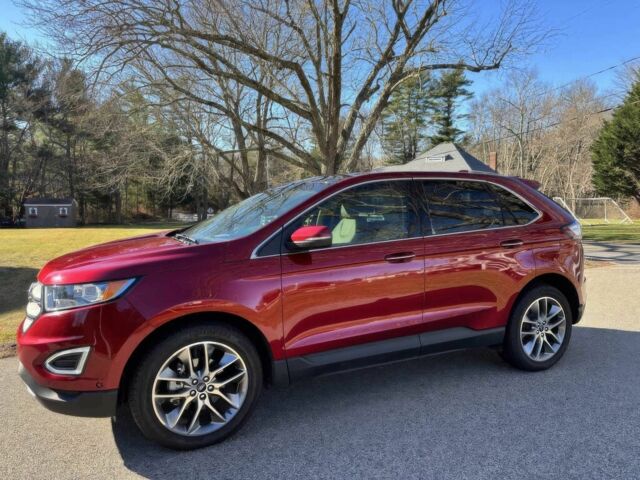 Червоний Форд Едж, об'ємом двигуна 2 л та пробігом 75 тис. км за 4200 $, фото 2 на Automoto.ua