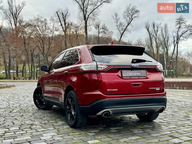 Красный Форд Эдж, объемом двигателя 2 л и пробегом 186 тыс. км за 14333 $, фото 76 на Automoto.ua