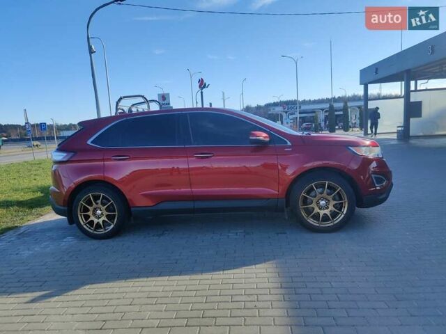 Красный Форд Эдж, объемом двигателя 3.5 л и пробегом 140 тыс. км за 18000 $, фото 26 на Automoto.ua