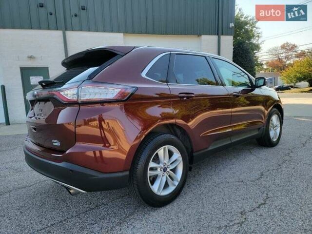 Красный Форд Эдж, объемом двигателя 2 л и пробегом 96 тыс. км за 3000 $, фото 4 на Automoto.ua