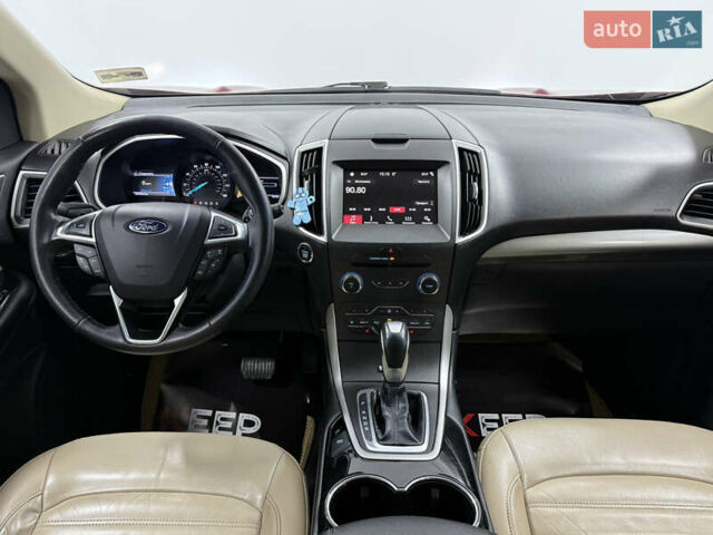 Красный Форд Эдж, объемом двигателя 2 л и пробегом 92 тыс. км за 15200 $, фото 17 на Automoto.ua