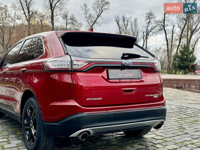 Красный Форд Эдж, объемом двигателя 2 л и пробегом 186 тыс. км за 14333 $, фото 77 на Automoto.ua