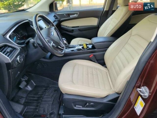 Красный Форд Эдж, объемом двигателя 2 л и пробегом 96 тыс. км за 3000 $, фото 9 на Automoto.ua