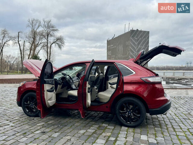 Красный Форд Эдж, объемом двигателя 2 л и пробегом 186 тыс. км за 14333 $, фото 69 на Automoto.ua