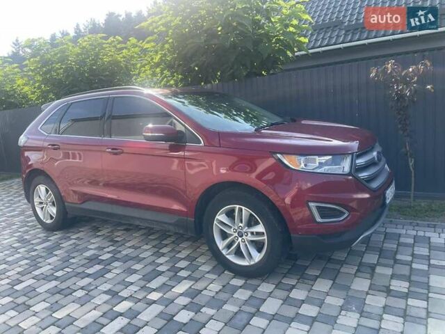 Красный Форд Эдж, объемом двигателя 3.5 л и пробегом 170 тыс. км за 18500 $, фото 2 на Automoto.ua