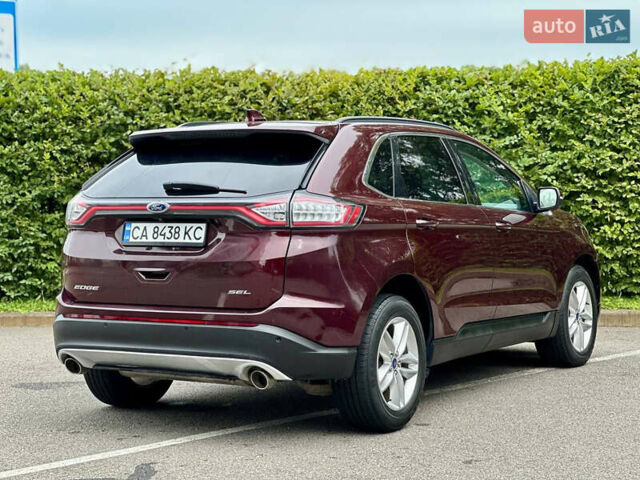 Красный Форд Эдж, объемом двигателя 3.5 л и пробегом 80 тыс. км за 16700 $, фото 6 на Automoto.ua