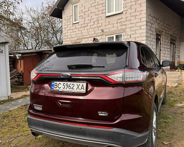 Червоний Форд Едж, об'ємом двигуна 2 л та пробігом 83 тис. км за 17300 $, фото 3 на Automoto.ua
