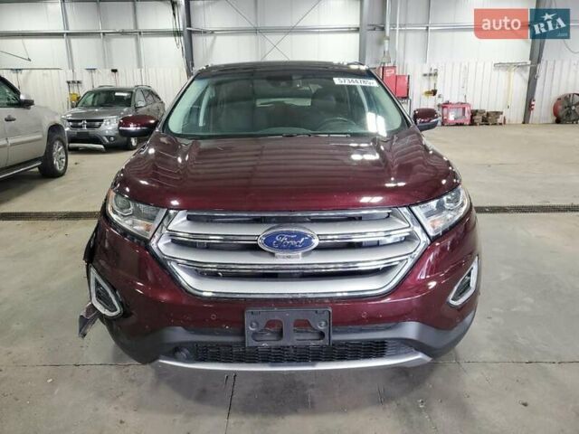 Красный Форд Эдж, объемом двигателя 2 л и пробегом 77 тыс. км за 3000 $, фото 4 на Automoto.ua