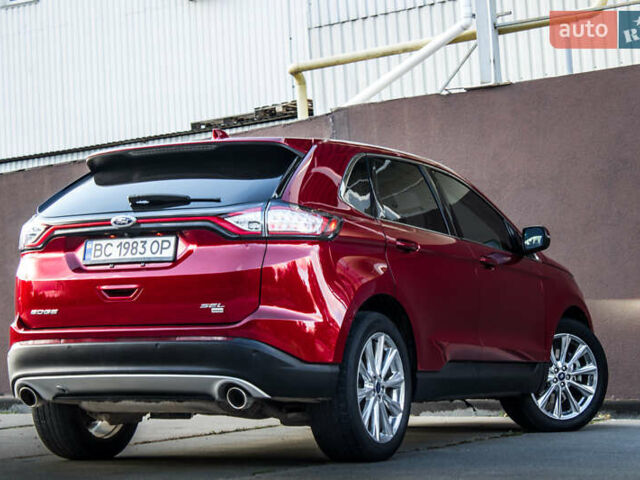 Красный Форд Эдж, объемом двигателя 3.5 л и пробегом 135 тыс. км за 15900 $, фото 7 на Automoto.ua