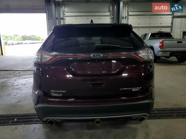 Красный Форд Эдж, объемом двигателя 2 л и пробегом 77 тыс. км за 3000 $, фото 5 на Automoto.ua